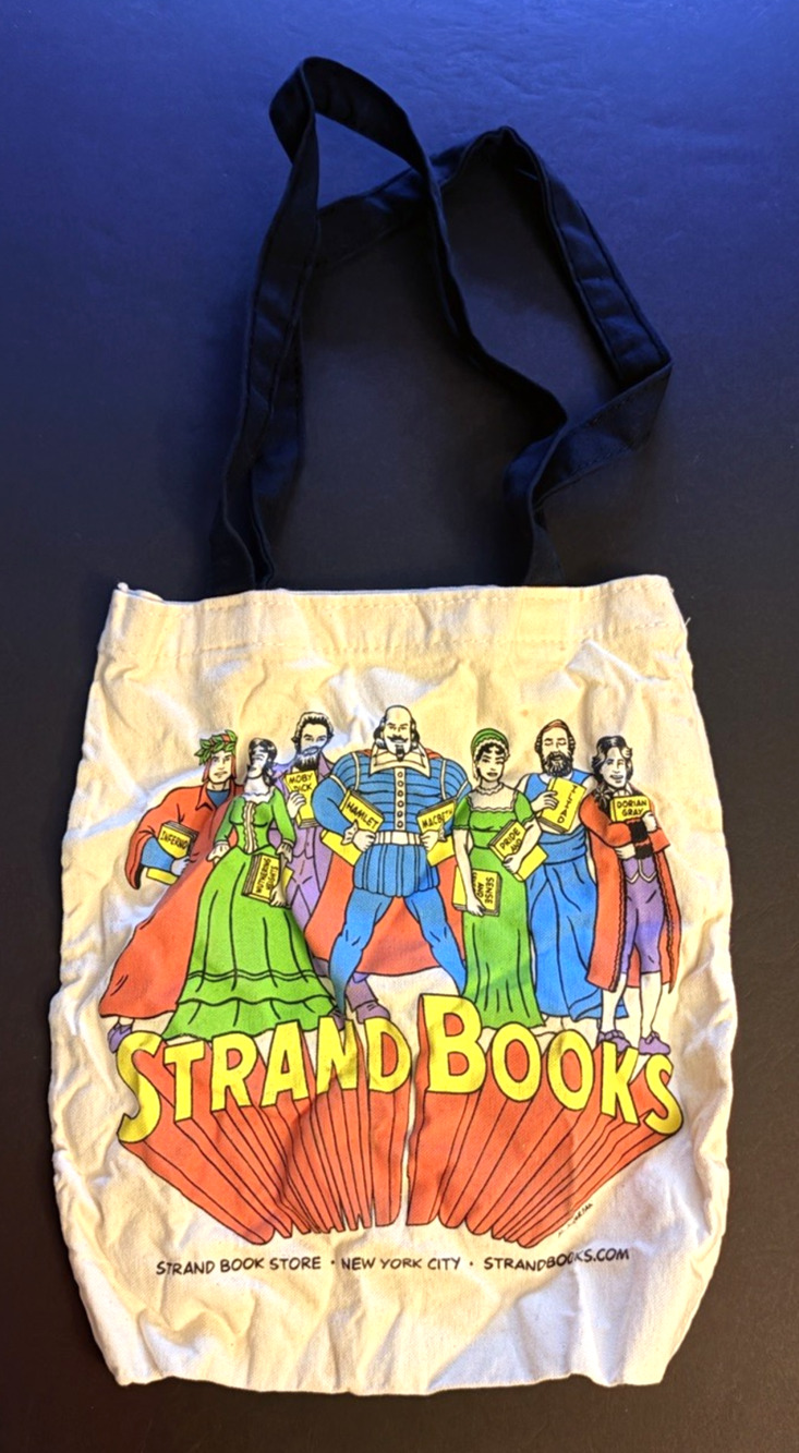 Strand Bookstore NYC Canvas Tote Bag - 18 Miles of Books - Shakespeare & Friends